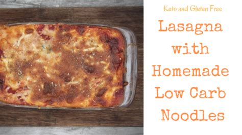 easy-lasagna-with-homemade-low-carb-noodles image