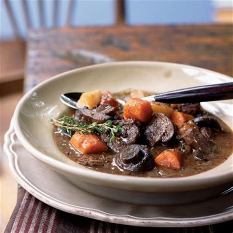 basic-beef-stew-with-carrots-and-mushrooms-recipe-myrecipes image
