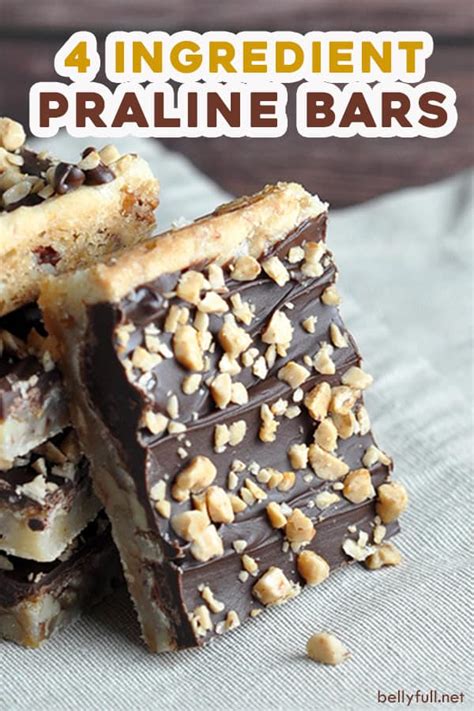 praline-crunch-bars-only-4-ingredients-belly-full image