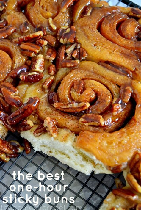 the-best-one-hour-cinnamon-pecan-sticky-buns image