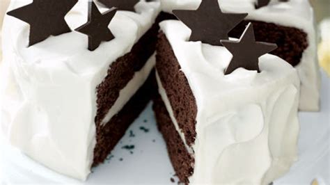 white-chocolate-truffle-and-chocolate-fudge-layer-cake image