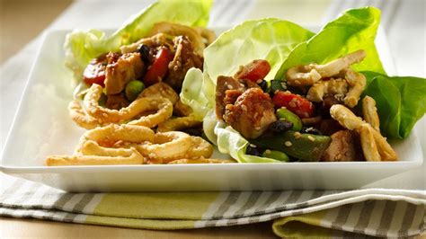 chicken-lettuce-wraps-with-sesame-crescent-noodles image
