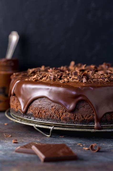 the-best-chocolate-cheesecake-recipe-baker-by-nature image