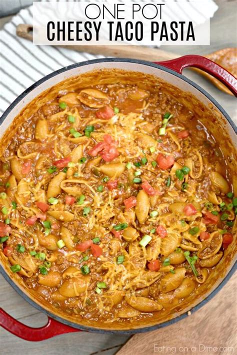 one-pot-cheesy-taco-pasta-recipe-eating-on-a-dime image