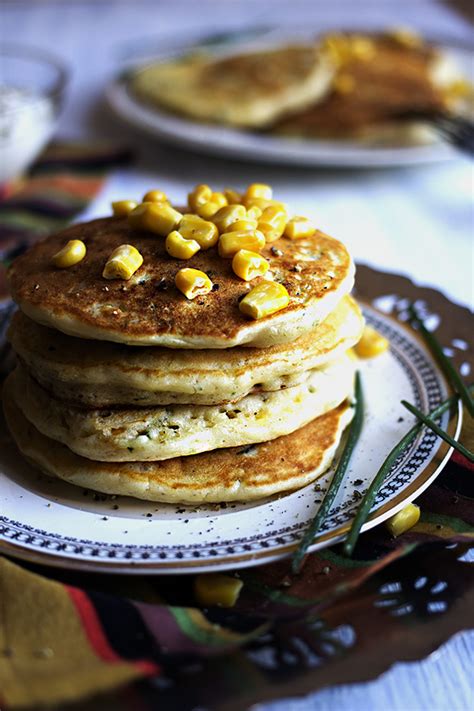 corn-and-chive-pancakes-with-black-pepper-creme image