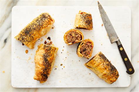 lamb-harissa-and-almond-sausage-roll-dining-and image