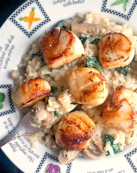 scallop-mushroom-risotto-my-gorgeous image