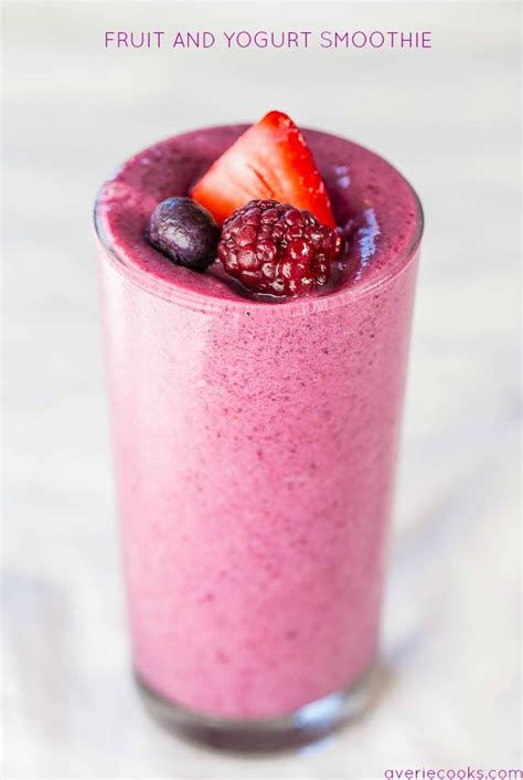 frozen-fruit-smoothie-with-yogurt-3-ingredients image