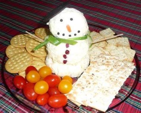 snowman-cheese-ball-fn-dish-food-network image