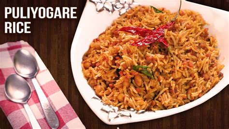 how-to-make-puliyogare-rice-south-indian-style image