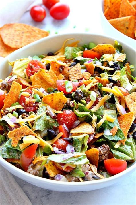 dorito-taco-salad-recipe-crunchy-creamy-sweet image
