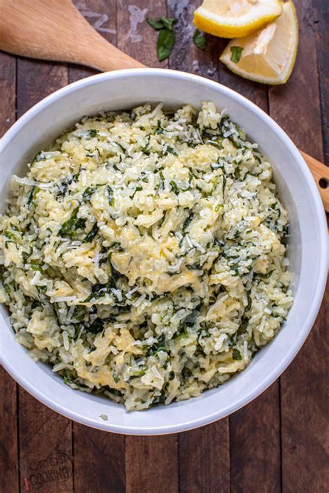 creamy-spinach-rice-easy-one-pot-recipe-alyonas image