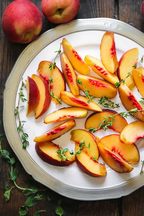 chicken-with-peaches-30-minute-one-pan-meal image