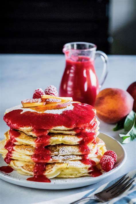 peach-melba-pancakes-husbands-that-cook image