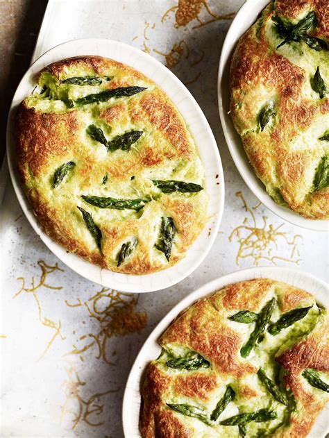asparagus-and-gruyre-souffls-recipe-delicious image