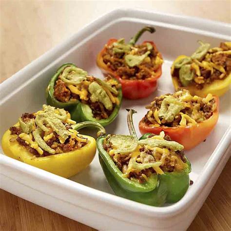 cheeseburger-stuffed-peppers-recipe-frenchs image