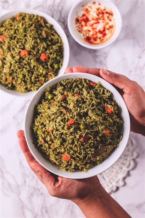palak-rice-instant-pot-spinach-pulao-spice-up-the image