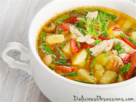 classic-chicken-and-vegetable-soup-recipe-delicious image