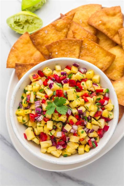 fresh-pineapple-salsa-recipe-little-sunny-kitchen image
