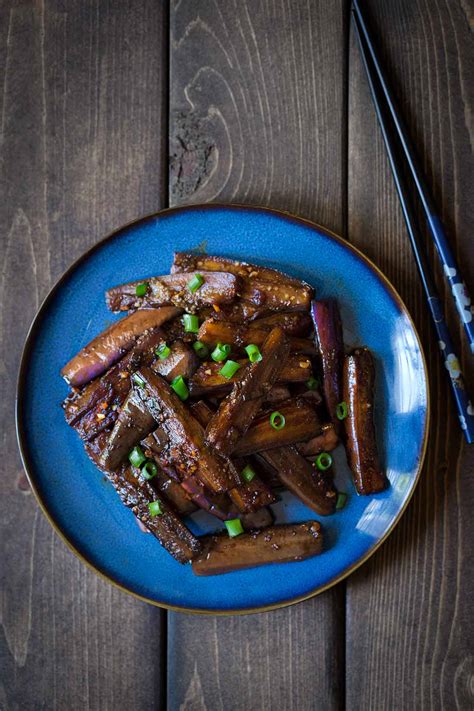 chinese-eggplant-with-spicy-garlic-sauce-savory-simple image