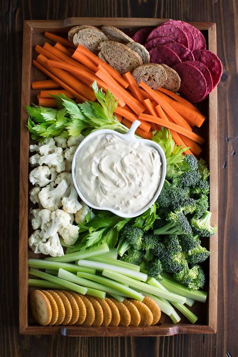 easy-veggie-tray-with-dip-peas-and-crayons-blog image