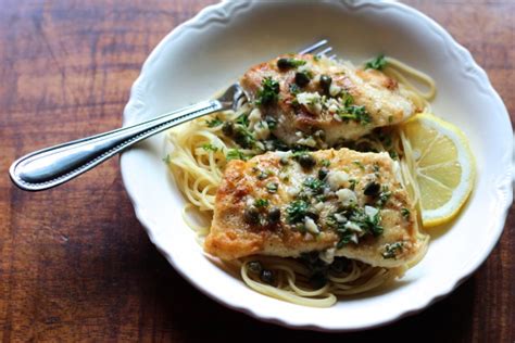 halibut-piccata-over-angel-hair-pasta-alaska-from-scratch image