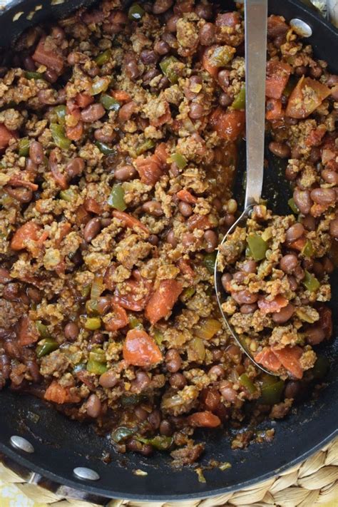 weeknight-chili-in-a-skillet-a-recipe-for-chili-served image