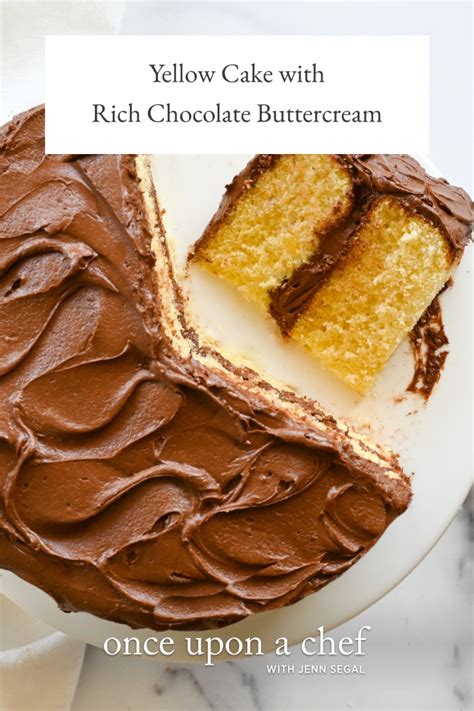 yellow-cake-with-rich-chocolate-buttercream-once image