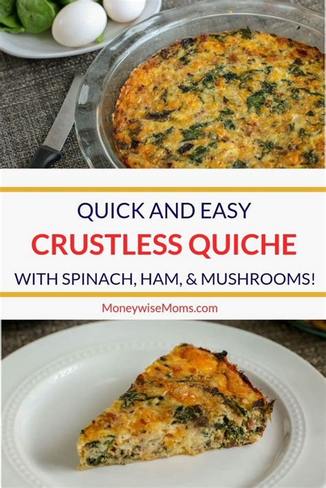 delicious-spinach-and-ham-crustless-quiche image