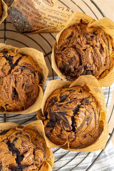 chocolate-peanut-butter-muffins-easy-dessert image