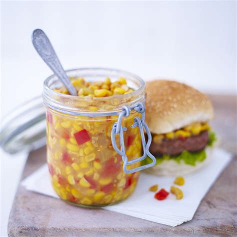 sweetcorn-and-red-pepper-relish-recipes-woman image