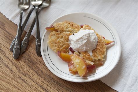 peach-cobbler-with-cardamom-whipped-cream image