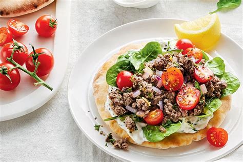recipe-greek-beef-pitas-with-easy-tzatziki-style-at-home image