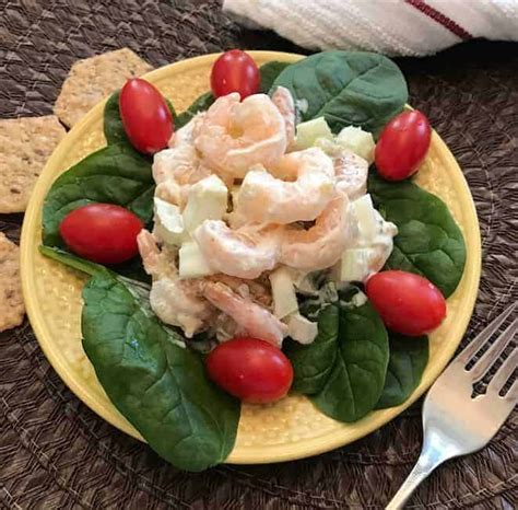 easy-creamy-shrimp-salad-recipe-southern-home-express image