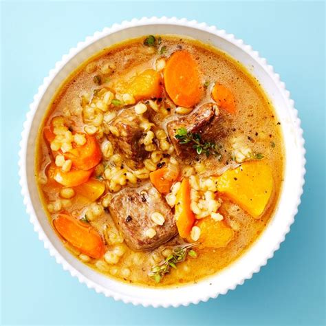 instant-pot-beef-and-barley-stew-food image
