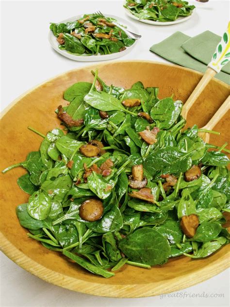 warm-mushroom-bacon-spinach-salad-great-eight-friends image
