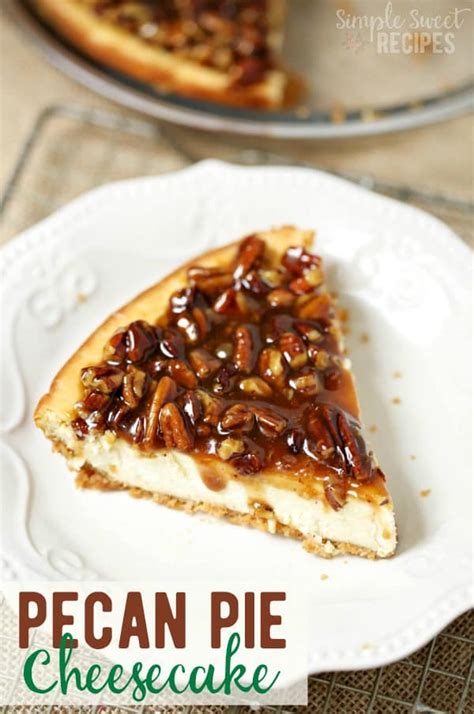 easy-pecan-cheesecake-pie-simple-sweet image