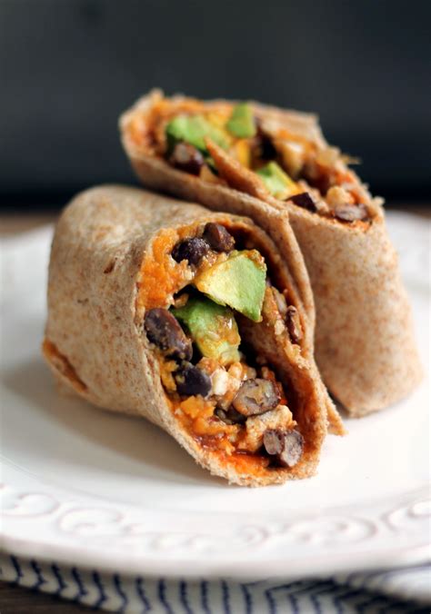 healthy-sweet-potato-black-bean-avocado-breakfast-burritos image