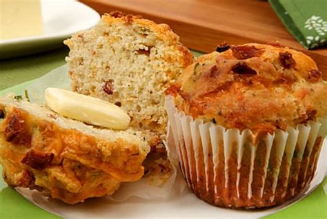 cheddar-bacon-muffins-canadian-living image