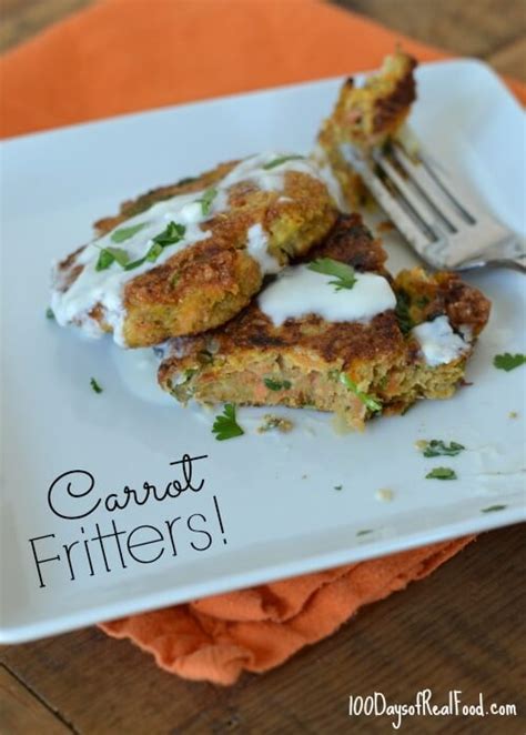 carrot-fritters-with-yogurt-sauce-100-days-of-real-food image