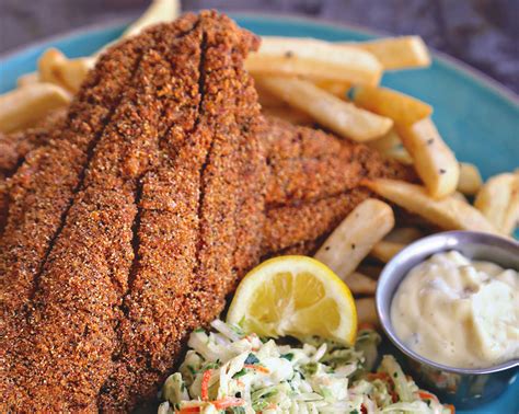 fried-catfish-with-tartar-sauce-recipe-food-republic image