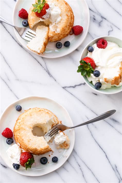 mini-angel-food-cakes-with-fresh-whipped-cream image
