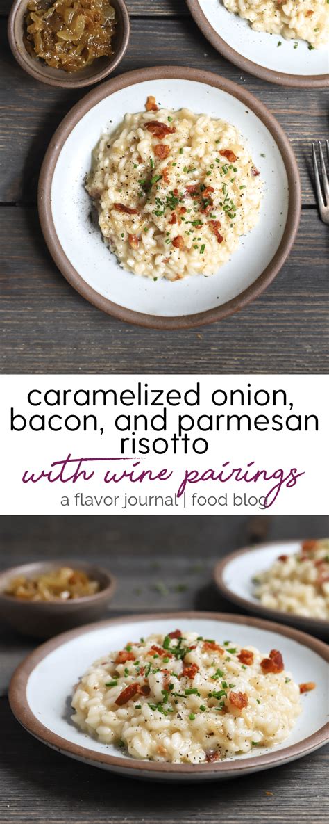 caramelized-onion-bacon-and-parmesan-risotto-a-flavor-journal image