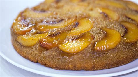 cornbread-peach-upside-down-cake-recipe-todaycom image