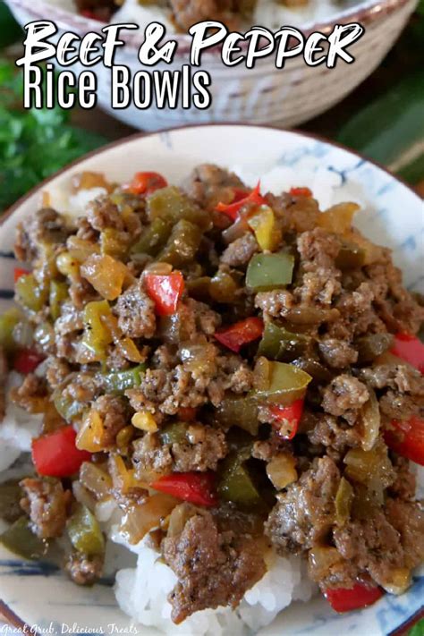 beef-and-pepper-rice-bowls-great-grub-delicious-treats image