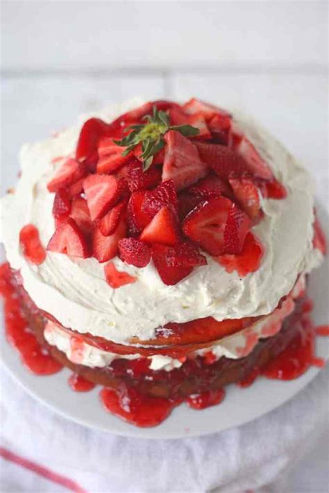 the-best-strawberry-shortcake-cake-recipe-brown image