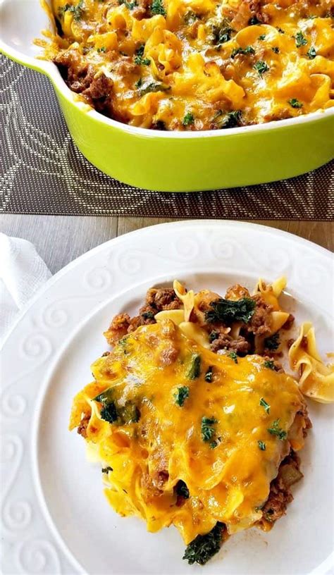beef-noodle-casserole-with-kale-canadian-cooking image