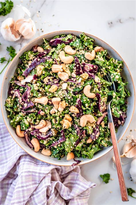 kale-and-quinoa-salad-recipe-vegan-healthy-two image