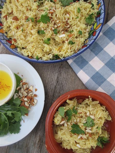 caramelized-onion-and-almond-rice-pilaf-julias-cuisine image