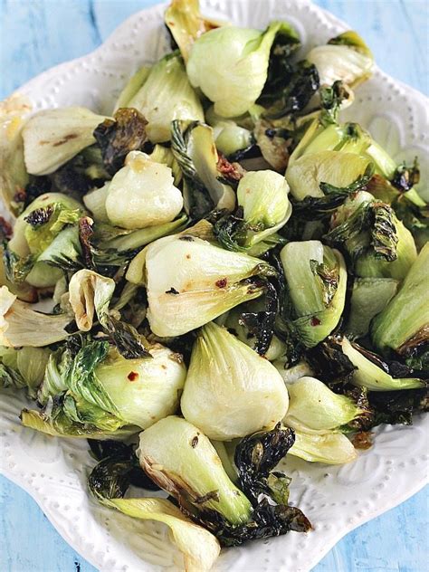 oven-roasted-bok-choy-with-garlic-sweet-and-savory image